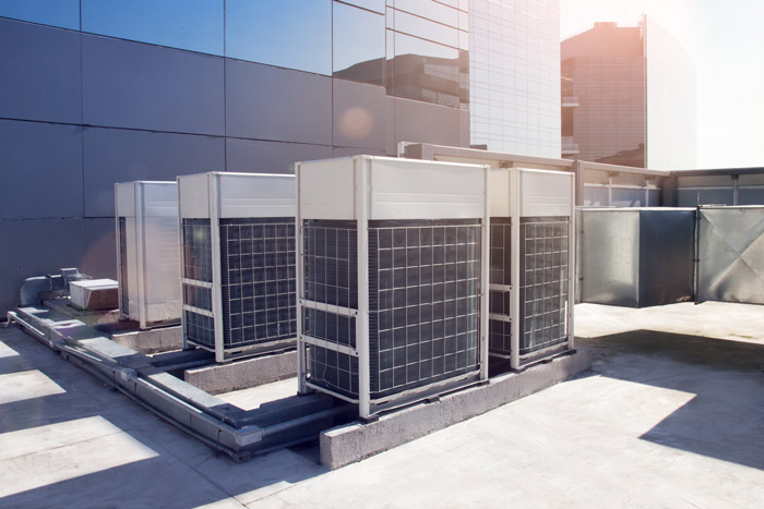 air conditioners on roof